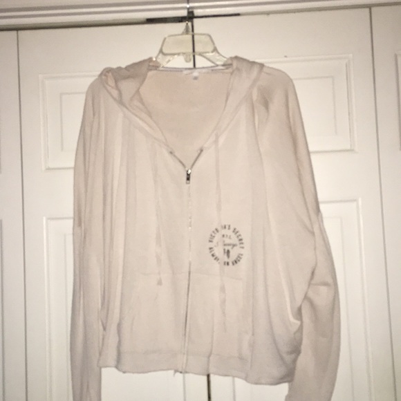 Victoria's Secret Tops - Victoria’s Secret French terry zip hoodie M